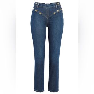 FRAME Denim Le High Embellished Waldane size 28 Like New